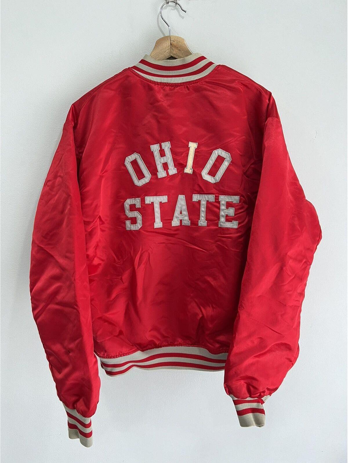 Vintage Ohio State Satin Jacket Spellout Varsity